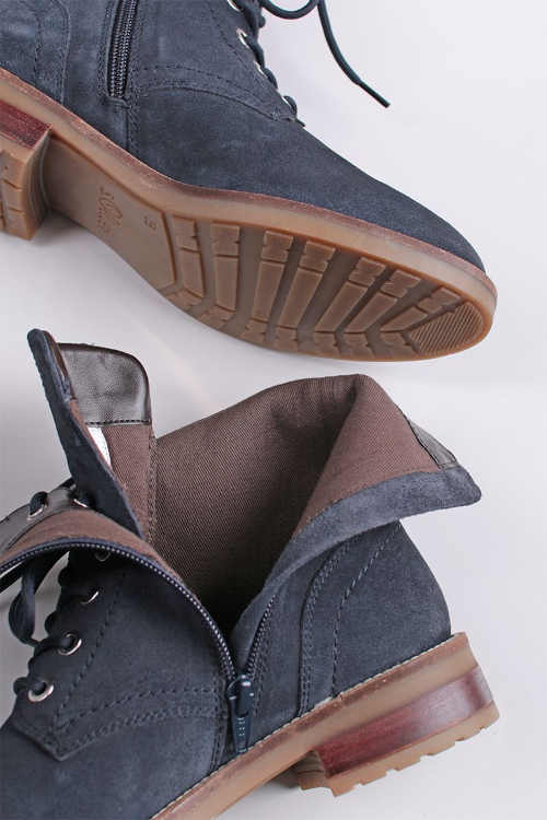 boty kožené na zip S. Oliver