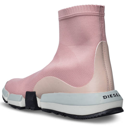 Růžové zimní boty Diesel pro mladé